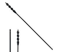 DECKRKAT 36" Flexible Installer Drill Bit - 3/8" Auger with Fish Eye Hole & Anti-Slip 3-Flat Shank for Wire Pulling Through Walls, Ceilings, Sidewalks.