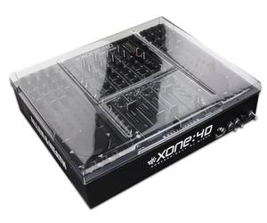 Decksaver Cover for Allen & Heath Xone 3D & 4D - Super-Durable Polycarbonate Protective lid in Smoked Clear Colour, Made in The UK - The DJs' Choice for Unbeatable Protection