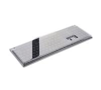 Decksaver cover for Corsair K100 AIR Wireless keyboard - Super-durable polycarbonate protective lid in patented smoked clear colour, made in the UK