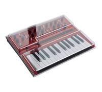 Decksaver Cover for Korg Monologue (Soft-Fit) - Super-Durable Polycarbonate Protective lid in Smoked Clear Colour, Made in The UK - The Producers' Choice for Unbeatable Protection