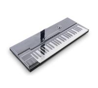 Decksaver Cover for Native Instruments S49 MK3 - Super-Durable Polycarbonate Protective lid in Smoked Clear Colour, Made in The UK - The Producers' Choice for Unbeatable Protection