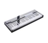 Decksaver Cover for Novation Launchkey 49 MK4 - Super-Durable Polycarbonate Protective lid in Smoked Clear Colour, Made in The UK - The Producers' Choice for Unbeatable Protection