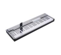 Decksaver Cover for Novation Launchkey 61 MK4 - Super-Durable Polycarbonate Protective lid in Smoked Clear Colour, Made in The UK - The Producers' Choice for Unbeatable Protection