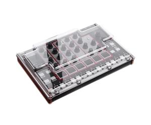 Decksaver LE Cover for Akai Rhythm Wolf & Tom Cat - Super-Durable Polycarbonate Protective lid in Smoked Clear Colour, Made in The UK - The Producers' Choice for Unbeatable Protection