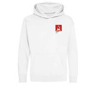 Declan Rice Arsenal Icon Frame Kids Hoodie - White / 9-11 years