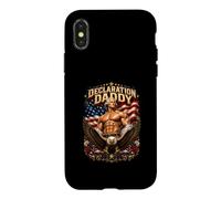 Declaration Daddy Thomas Jefferson Funny 4th Of July Case for iPhone X/XS