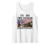 Declaration of Independence 250th Anniversary Founders 1776 Tank Top