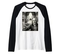 Declaration of Independence Selfie Benjamin Franklin USA Raglan Baseball Tee