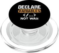 Declare Variables not war by Artificial intelligence PopSockets PopGrip for MagSafe
