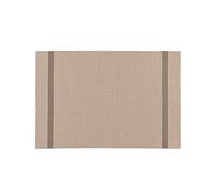 Décline Goldira Placemat, Taupe/Gold, 30 x 45 cm