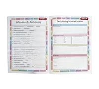 Declutter Notebook | 2026 Coloring Schedule Guided Journal, Checklist Planner for College School Workplace Home Women Men Adults declutter planner 2026 colouring charts