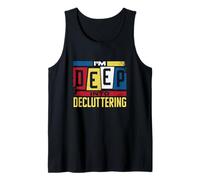 Decluttering Motivation Organizer Funny Home Cleaning Tank Top