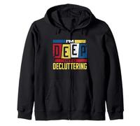 Decluttering Motivation Organizer Funny Home Cleaning Zip Hoodie