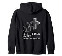 Decluttering My Life Finding My Purpose Christian Zip Hoodie