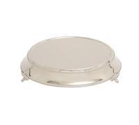 Deco 79 Cake Stand, Stainless Steel, Silver, S Size
