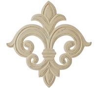 Deco 79 Decor Carved Sculpture, Wood, White, Wall Art 24" x 1" x 24"