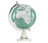 Deco 79 Globe, Aluminum, Teal, CONVENIENTLY Sized
