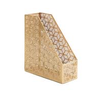 Deco 79 Magazine Holder, Iron, Gold, S Size