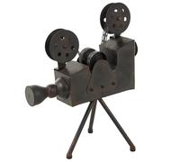 Deco 79 Metal Antiq Camera H, W-13024, Iron, Brown, 12" x 7" x 15\