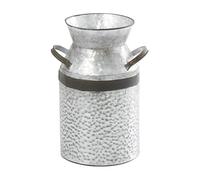 Deco 79 Metal Galvanized Milk Can H-93992, 10" L x 8" W x 14" H