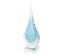 Deco 79 Sculpture, Blue, 5" x 4" x 13"