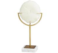 Deco 79 The Novogratz Polystone Coral Handmade Sculpture with Marble Base, 6" x 3" x 11", Cream