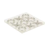 Deco 79 Tic Tac Toe, Iron, 12" x 12" x 1"
