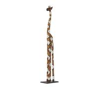 Deco 79 Wood Giraffe Decorative Sculpture Home Decor Statue, Accent Figurine 11" x 6" x 47", Brown