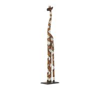 Deco 79 Wood Giraffe Sculpture, Sculpture 11" x 6" x 47", Brown