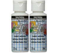 Deco Art Acrylic Paint, Fabric Medium, 59 ml (Pack of 2)