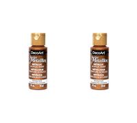 Deco Art Americana Acrylic Metallic Paint, Venetian's Gold, 59 ml (Pack of 2)