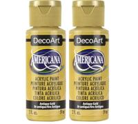 Deco Art Americana Acrylic Multi-Purpose Paint, Antique Gold, 59 ml (Pack of 2)