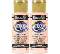 Deco Art Americana Acrylic Multi-Purpose Paint, Hi-Lite Flesh,59 ml (Pack of 2),Beige