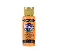 Deco Art Americana Acrylic Transparent Multi-Purpose Paint, Tangerine, 59 ml (Pack of 1)
