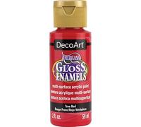 Deco Art Americana Gloss Enamels Acrylic Paint 2Oz-True Red