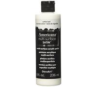Deco Art Americana Multi-Surface Satin Acrylic 8oz-Cotton Ball, Other, Multicoloured, 5.08 x 5.08 x 16.51 cm