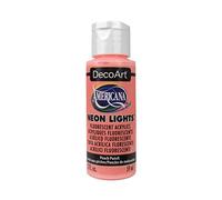 Deco Art Americana Neon Light s 2 oz. Peach Punch, Acrylic, Multicoloured, 1.15 x 1.15 x 3.9 cm