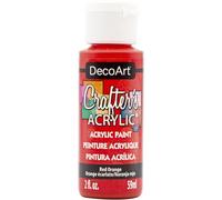 Deco Art Crafter's Acrylic All-Purpose Paint 2oz-Red Orange