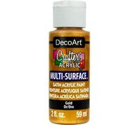 Deco Art Crafters Acrylic MUL Gold 2OZ, 59ml
