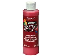 Deco Art Crafters Acrylics Paint, Xmas Red, 236 ml (Pack of 1)