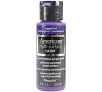 Deco Art DA5-30-32 Americana Multi-Surface Satin Acrylic Paint 2oz-Eggplant by DecoArt