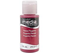 Deco Art Media Paint, Acrylic, Primary Magenta, 2.79x2.79x7.62 cm