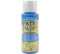 DecoArt Outdoor Acylic Paint, Acrylic, Neon Blue, 59ML