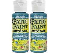 Deco Art Outdoor Acylic Paint, Acrylic, Desert Turquoise, 59ML (Pack of 2)