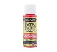 Deco Art Patio Paint 2oz-Geranium Red