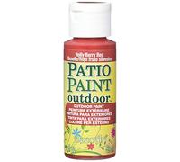 DecoArt Outdoor Acylic Paint, Acrylic, Holly Berry Red, 59 ml (Pack of 1)