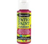 DecoArt Outdoor Acylic Paint, Acrylic, Raspberry Red, 59ML