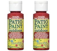 Deco Art Outdoor Acylic Paint, Acrylic, Tuscan Red, 59 ml (Pack of 2)