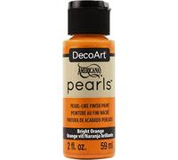 Deco Art Pearls Paint 2OZ BRT.Orange, Bright Orange, One Size