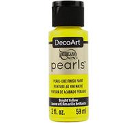 Deco Art Pearls Paint 2OZ BRT.Yellow, Bright Yellow, One Size